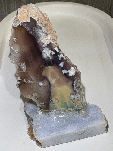 دکوری عقیق خرمایی با مصور کبوتر