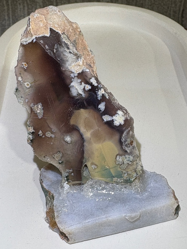 دکوری عقیق خرمایی با مصور کبوتر